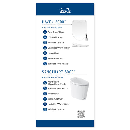 Bidet Products Rack Card